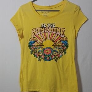 Wound Up Yellow "Be The Sunshine" Graphic Tee